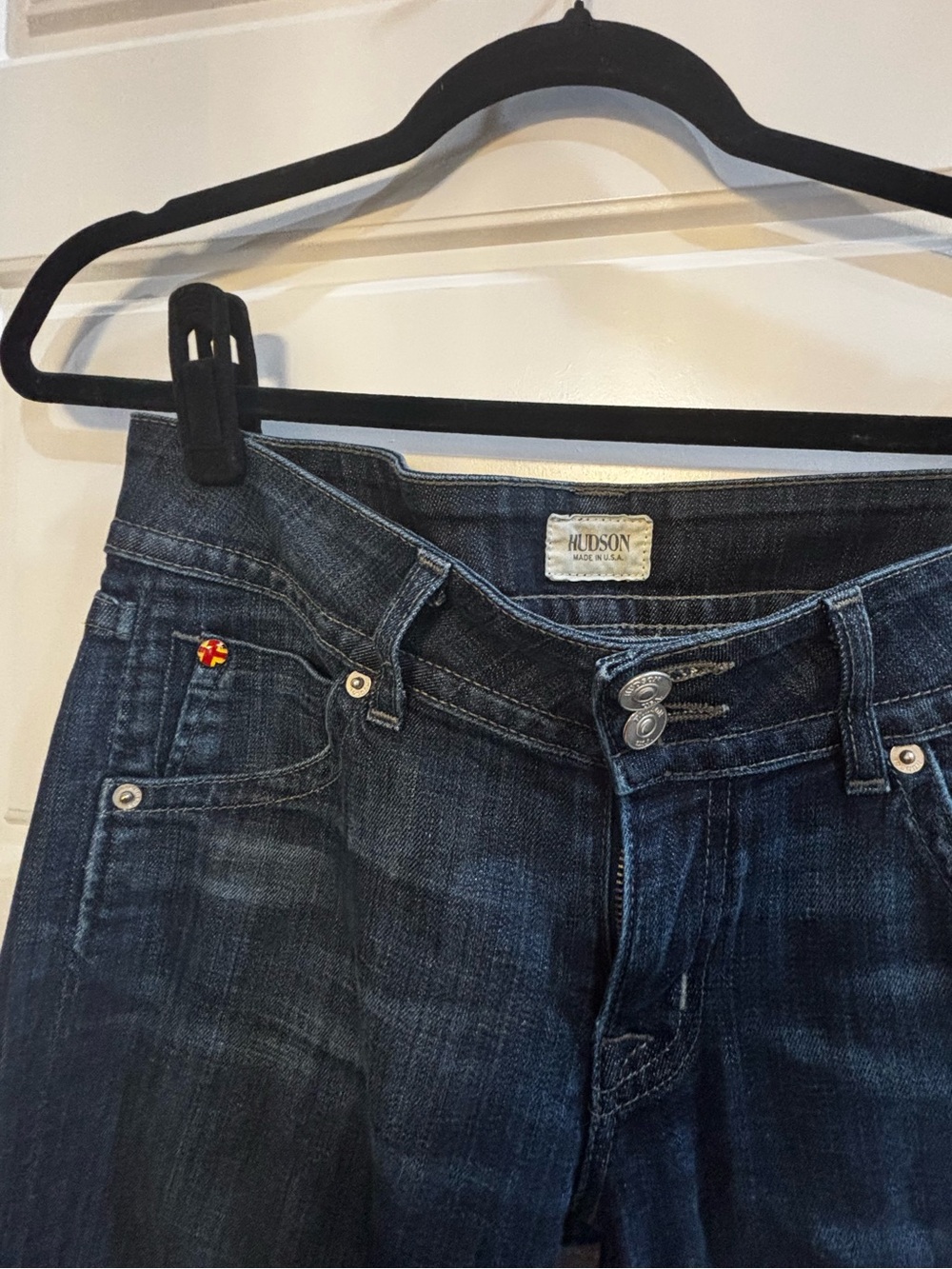 Hudson Dark Blue Women's Bootcut Jeans size 28 - Picture 4 of 6
